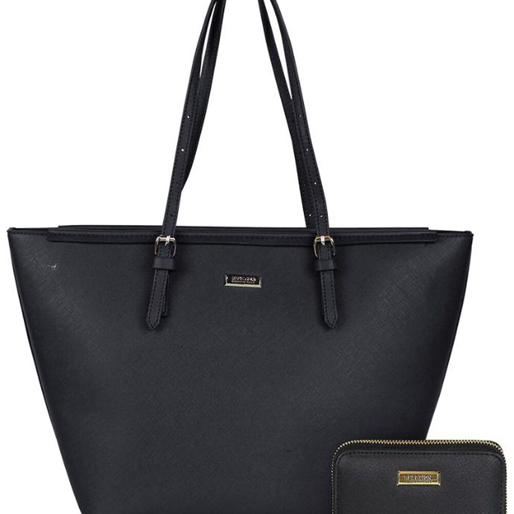 Cartera Tempo + Billetera Trifold Negra Kenneth Cole image number 0.0