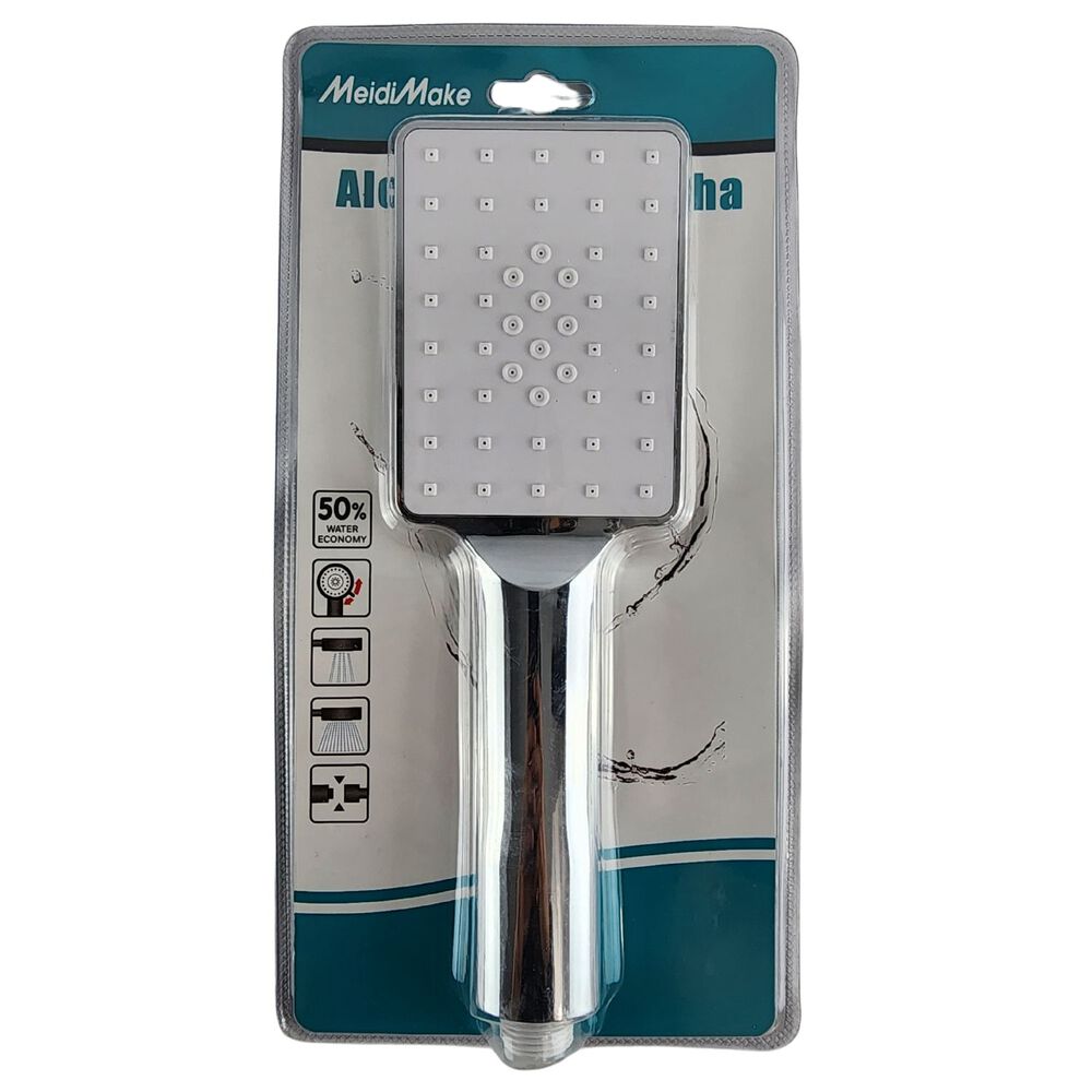 Cabezal De Ducha Ergonómico Rectangular Flujo Fijo Economico image number 6.0