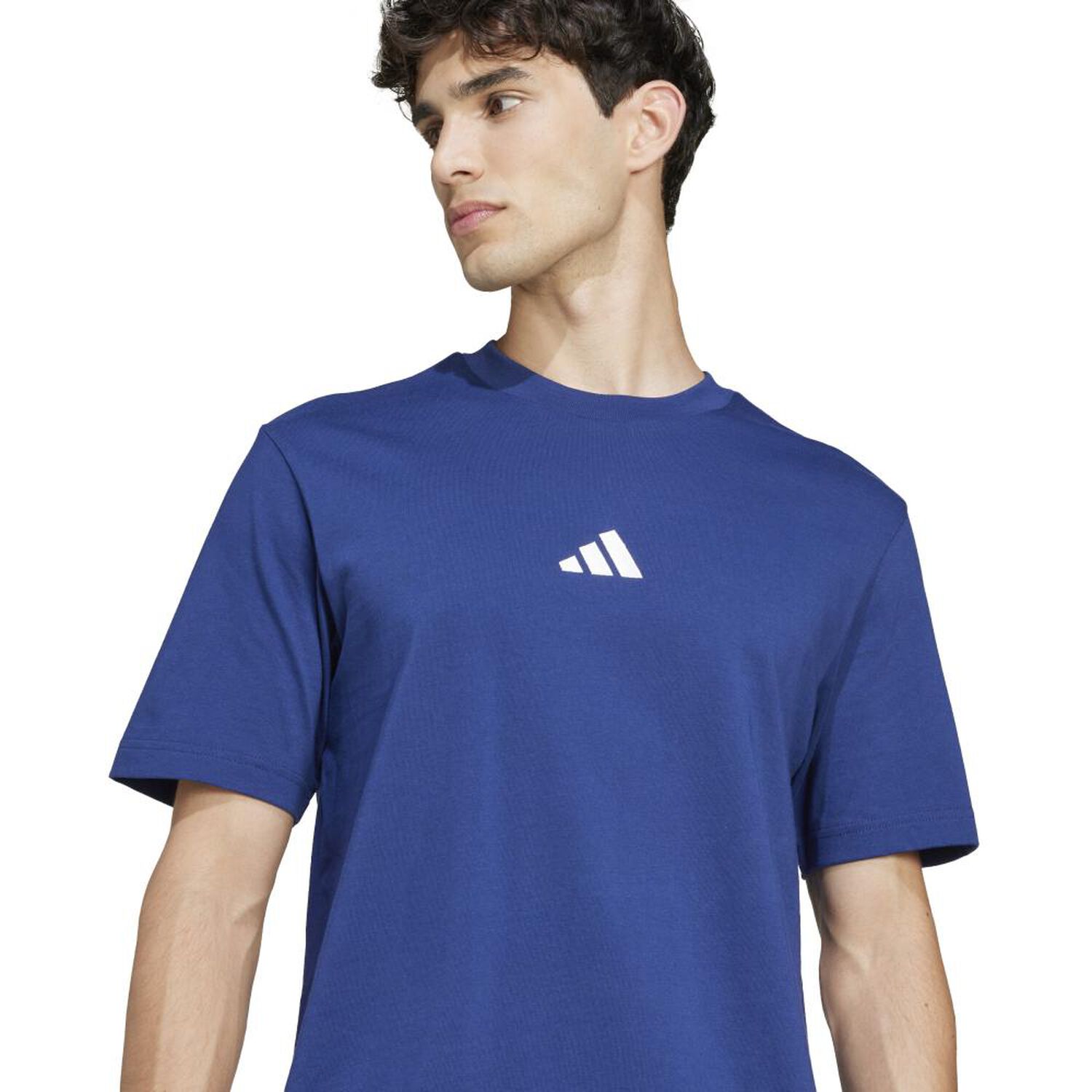 Camiseta Hombre Essentials Adidas Small Logo Single Jersey image number 4.0