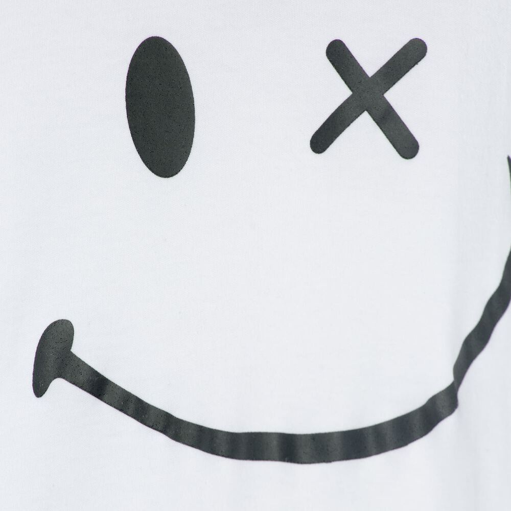 Polera Blanca Smile Algodón Peruano image number 2.0
