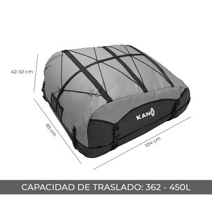 Bolso Seco Porta Equipaje Para Techo De Auto Kano 450l