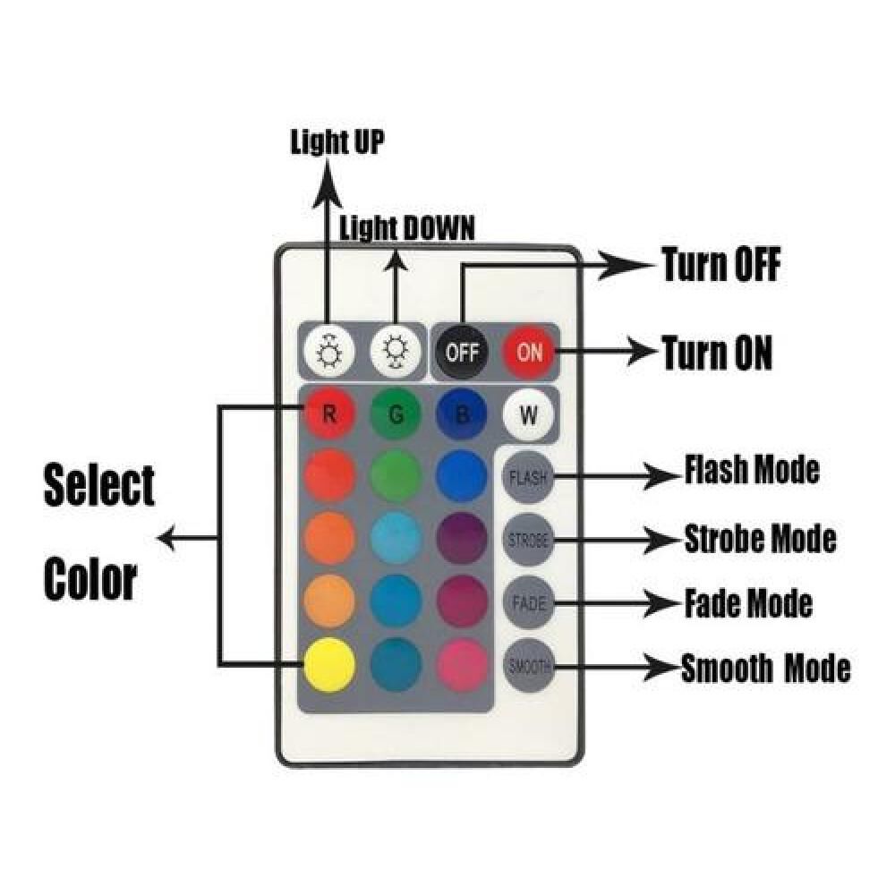 Ilusion 3d 2ne1 K-pop 16 Colores Control Remoto image number 4.0