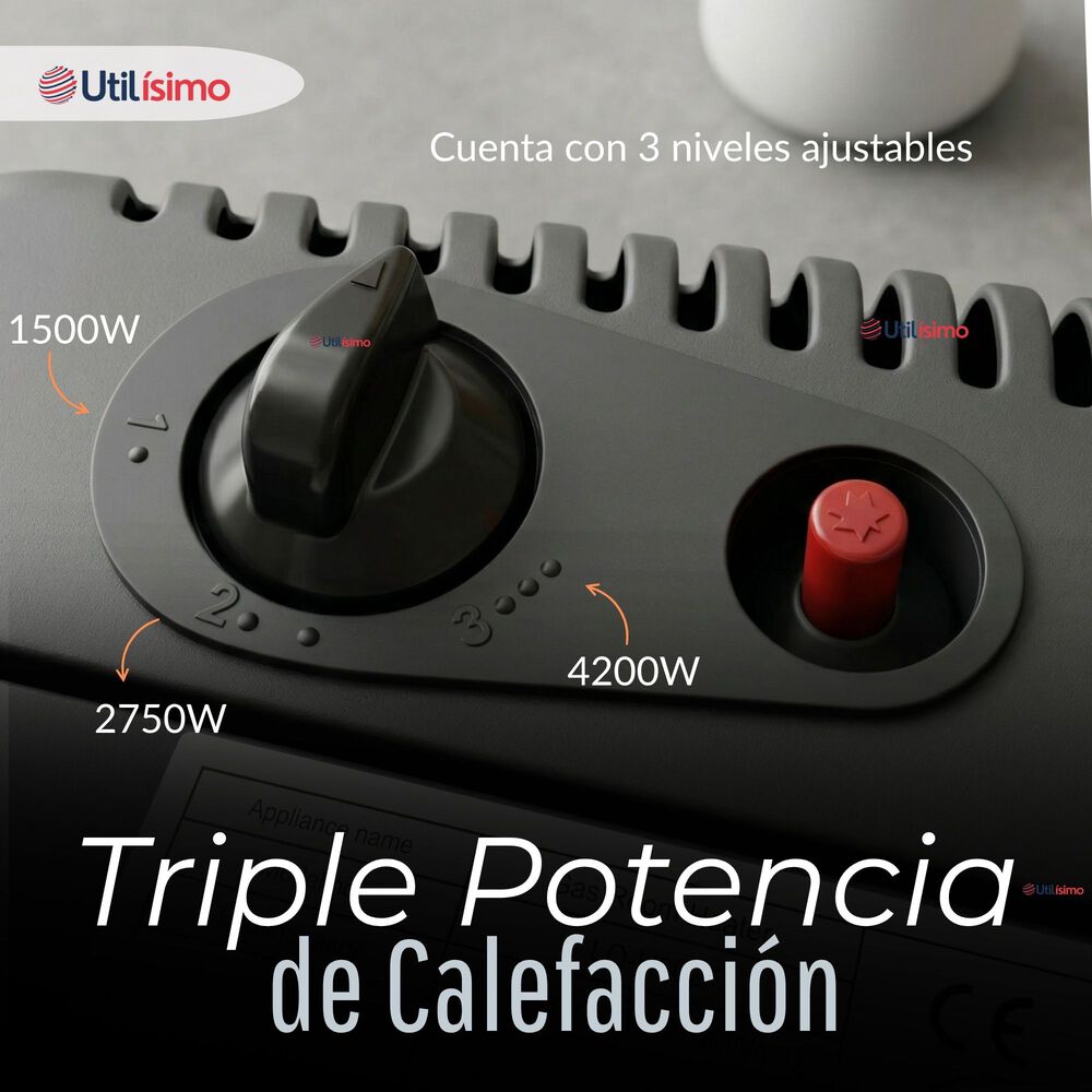 Estufa Hibrida Gas El&eacute;ctrica Plegable Con Accesorios 5kg A 15kg Glp . Eficiencia Energ&eacute;tica Clase A image number 8.0