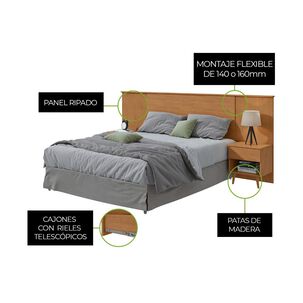 Respaldo Di Poretti Design Like / 2 Plazas
