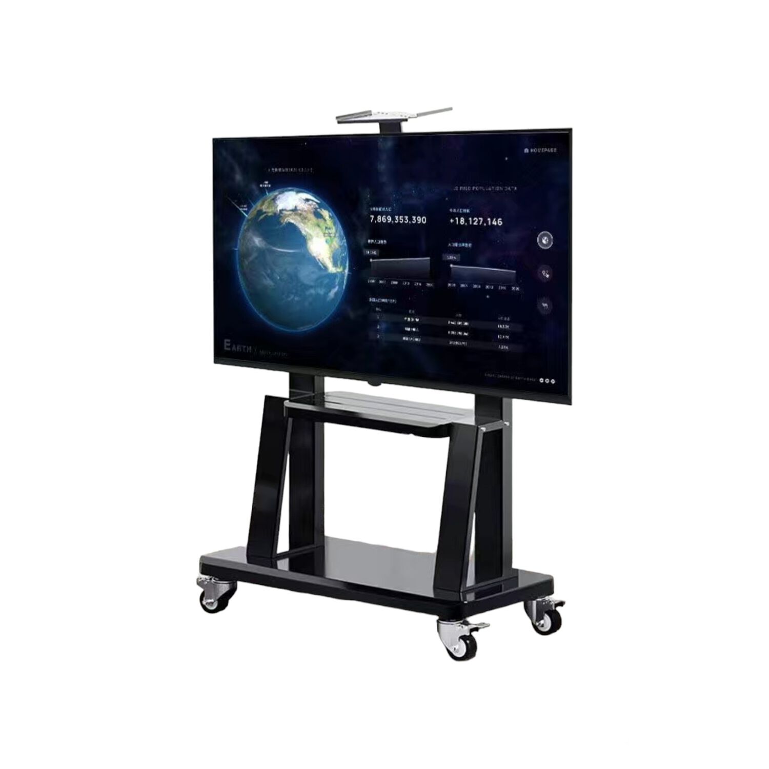 Soporte Tv Rack Pedestal 32&rdquo;-75&rdquo; Con Ruedas By Lubabycas image number 2.0
