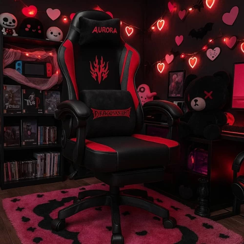 Silla Gamer Con Soporte Lumbar Reclinable 135 Y Reposapies image number 2.0