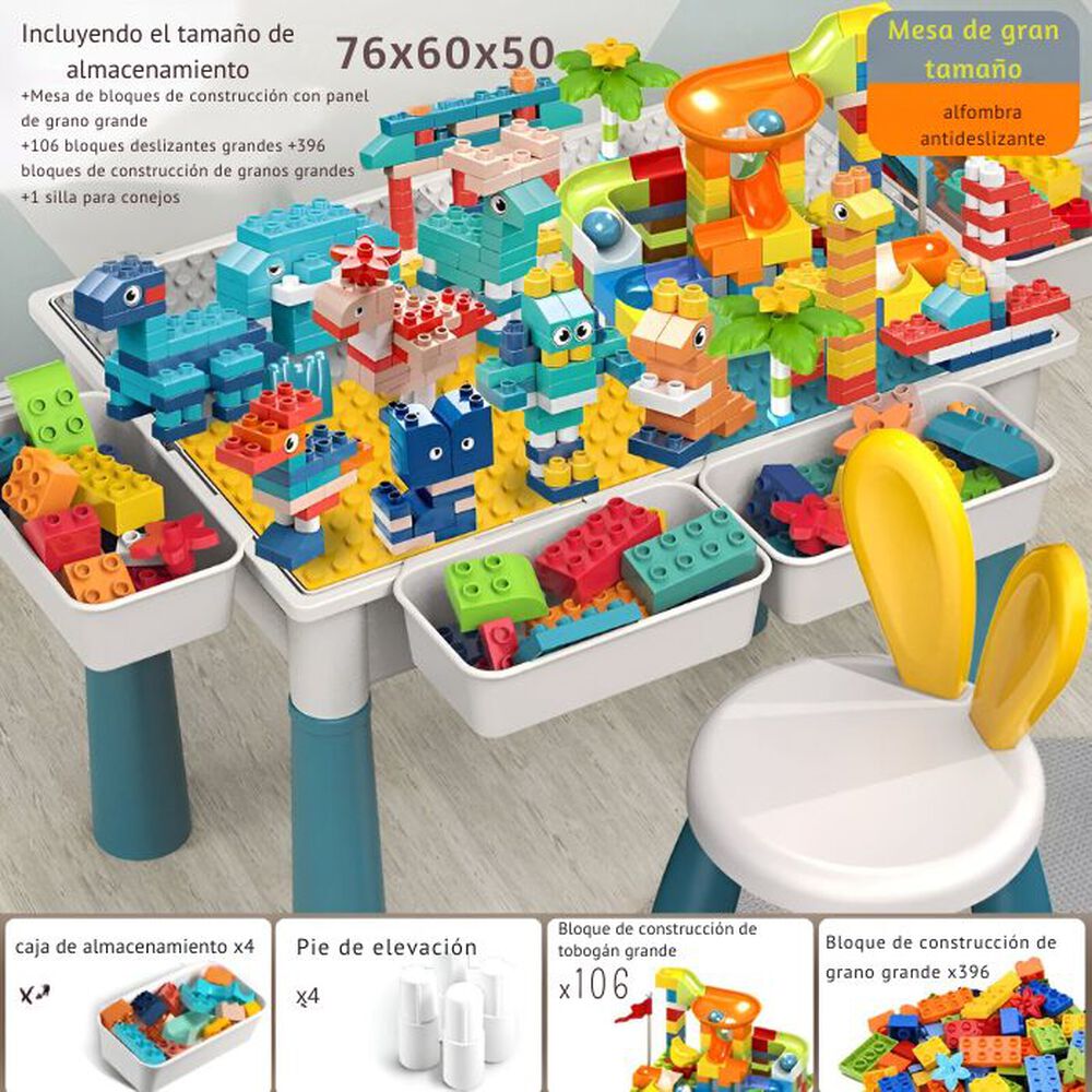 Juego De Lego Bloques De Construcción Con Mesa image number 3.0