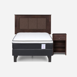 Cama Europea Rosen New Style 6 / 1.5 Plazas / Base Normal