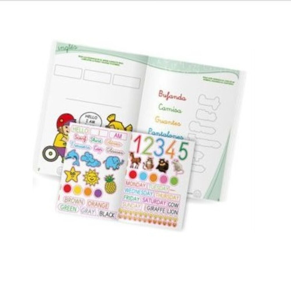 Libro Escolar Pega Y Aprede Ingles No. 4 image number 0.0