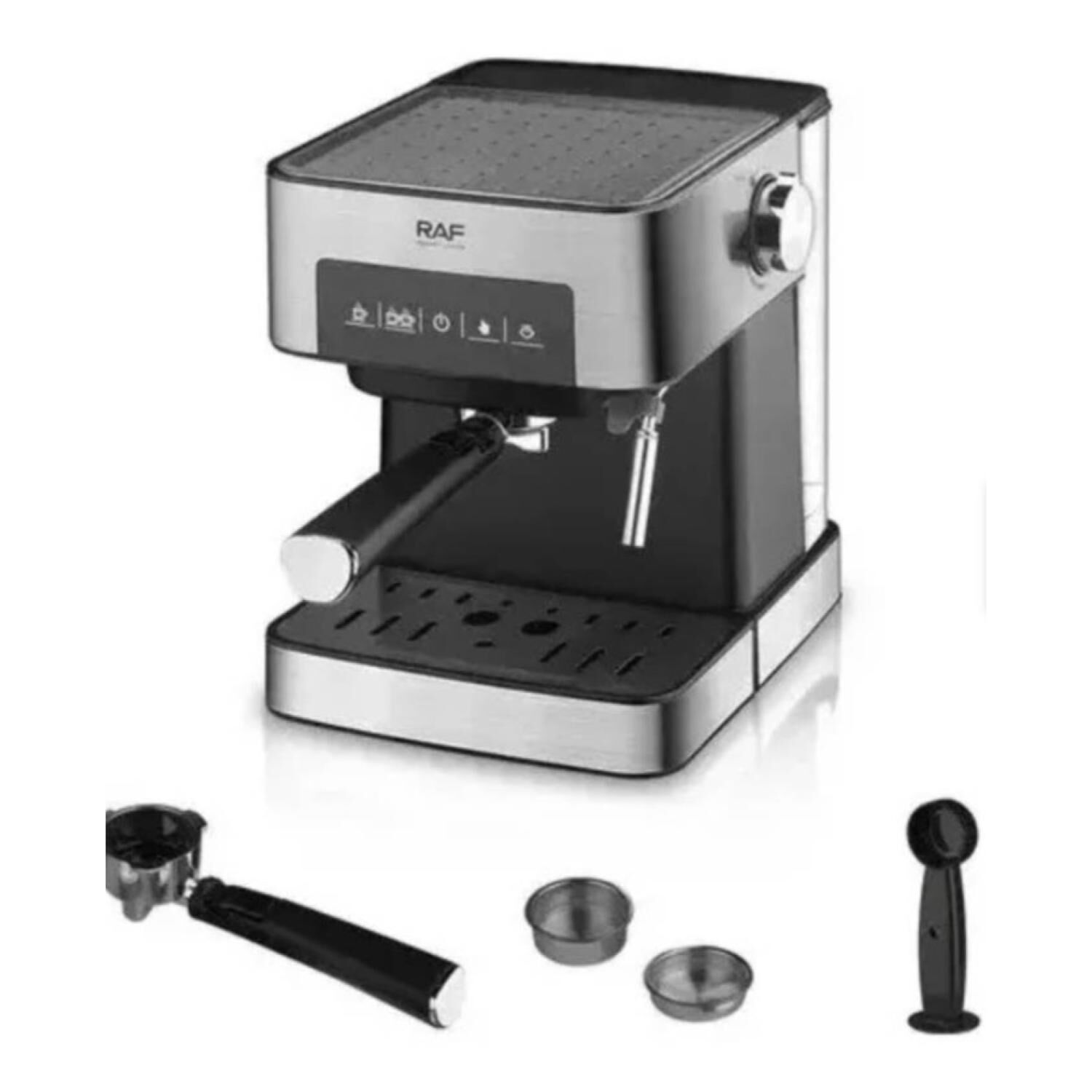Cafetera Espresso Con Espumador 10 Tazas 850w R136 Raf image number 3.0