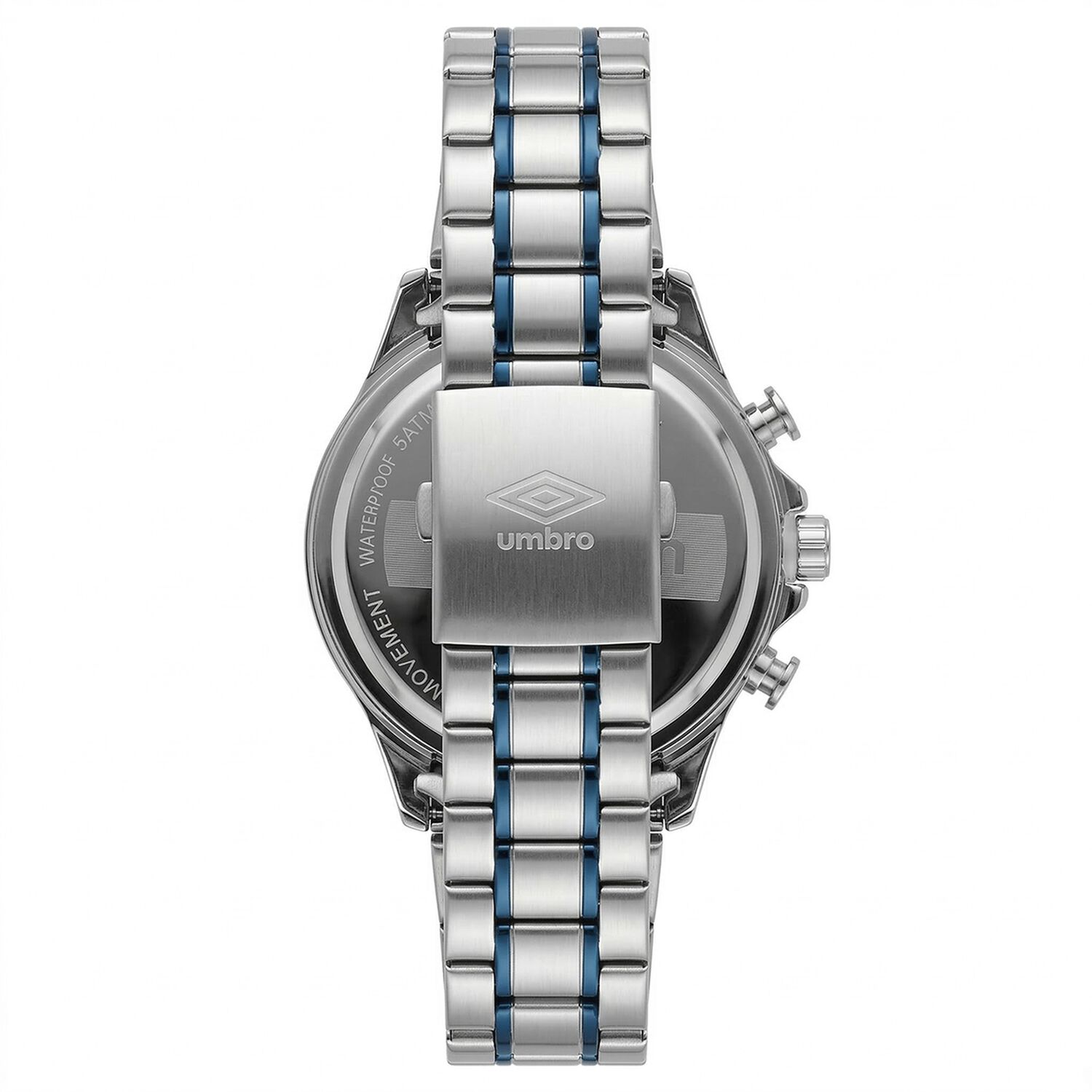 Reloj An&aacute;logo Hombre Umbro Plus Plateado/azul Umbp-1500-127 image number 3.0