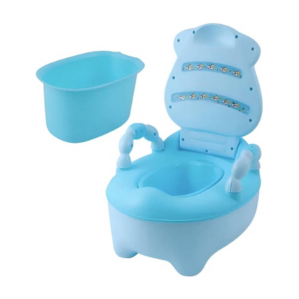 Pelela Para Ni&ntilde;os Vaquita Color Celeste Con Coj&iacute;n image number 3.0