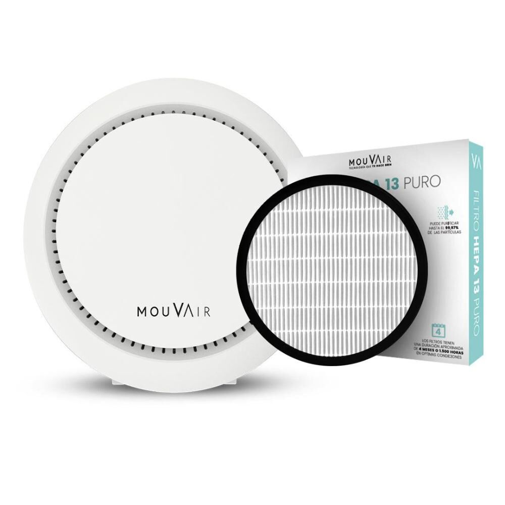 Purificador De Aire Mouvair Om + Filtro Hepa H13 image number 0.0