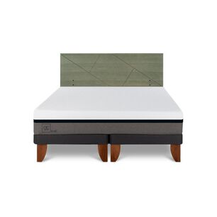 Cama Europea Cic Balance / 2 Plazas / Base Dividida + Respaldo