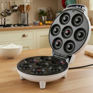 Máquina Mini Donas Antiadherente Capacidad 7 Minidonas 1200w De Potencia