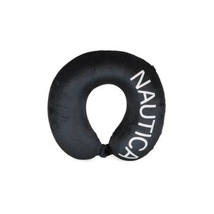 Almohada De Viaje Memory Foam Negro-blanca Nautica