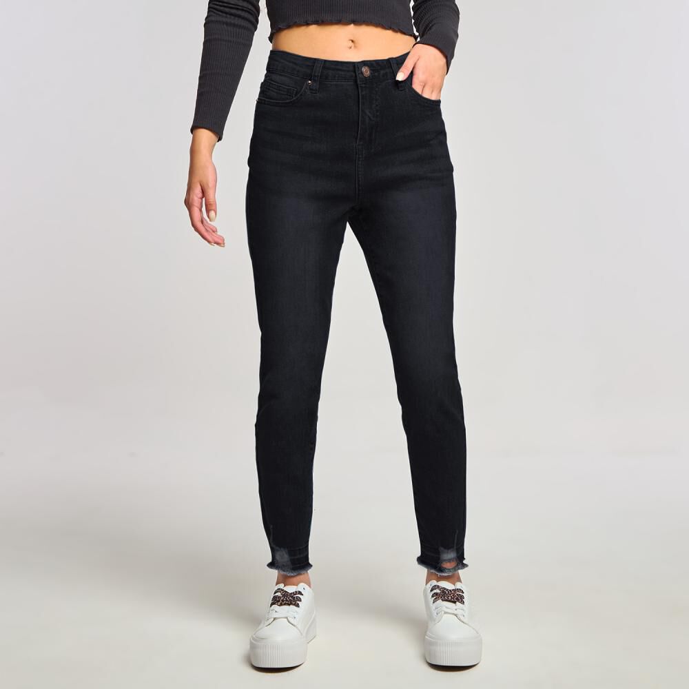 Jeans Rotura En Basta Tiro Alto Super Skinny Mujer Freedom image number 0.0