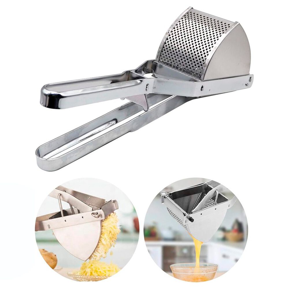 Prensa Manual Moledor De Papas Acero Inoxidable image number 4.0