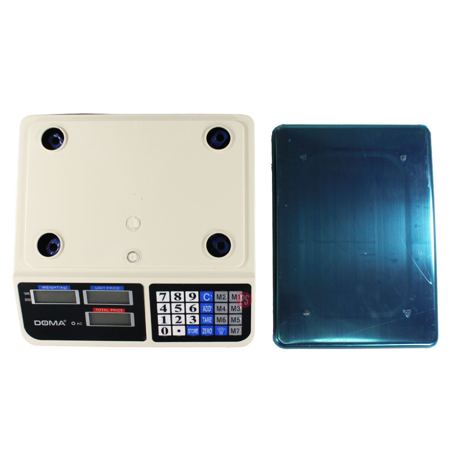 Balanza Digital 40 Kg Almacenes Recargable Inoxidable - Ps image number 2.0