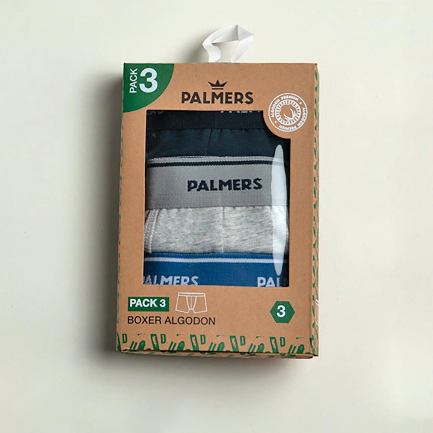 Pack Boxer Medio Ni&ntilde;o Palmers / 3 Piezas image number 2.0