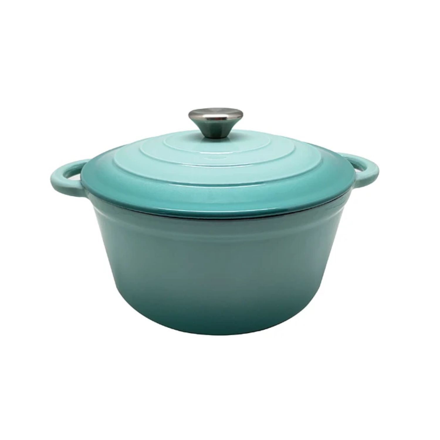 Olla Hierro Fundido 22cm Turquesa Keep Antiadherente Cocina image number 0.0