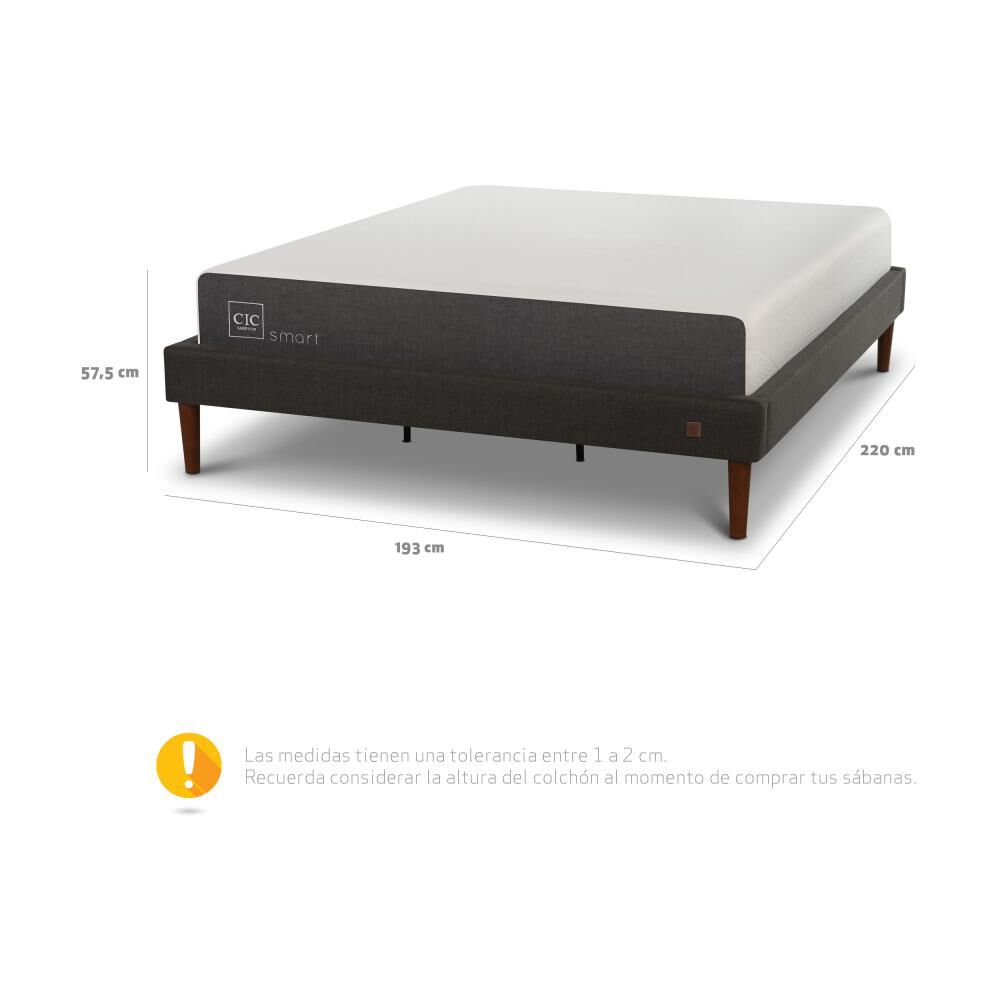 Cama Europea Cic Smart / King / Base Normal image number 5.0