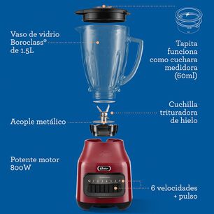 Licuadora Oster BLSTPEGRPB-052 / 1.5 Litros / 800 Watts