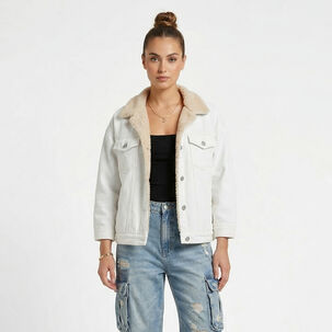 Chaqueta Denim Chiporro Africa Mujer Manga Corta