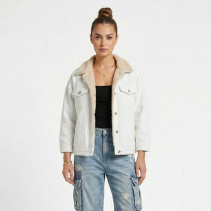 Chaqueta Denim Chiporro Africa Mujer Manga Corta