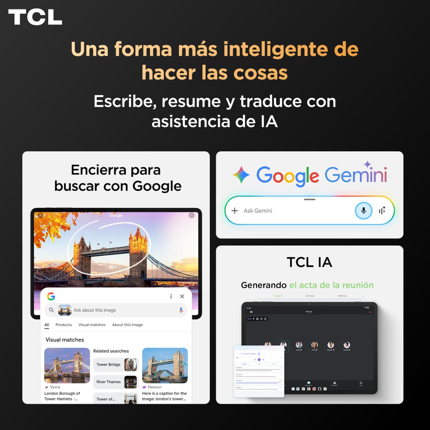Tablet 11" TCL Tab A1 Nxtpaper / 6 GB RAM / 128 GB / Gris + L&aacute;piz T Pen + Funda image number 4.0