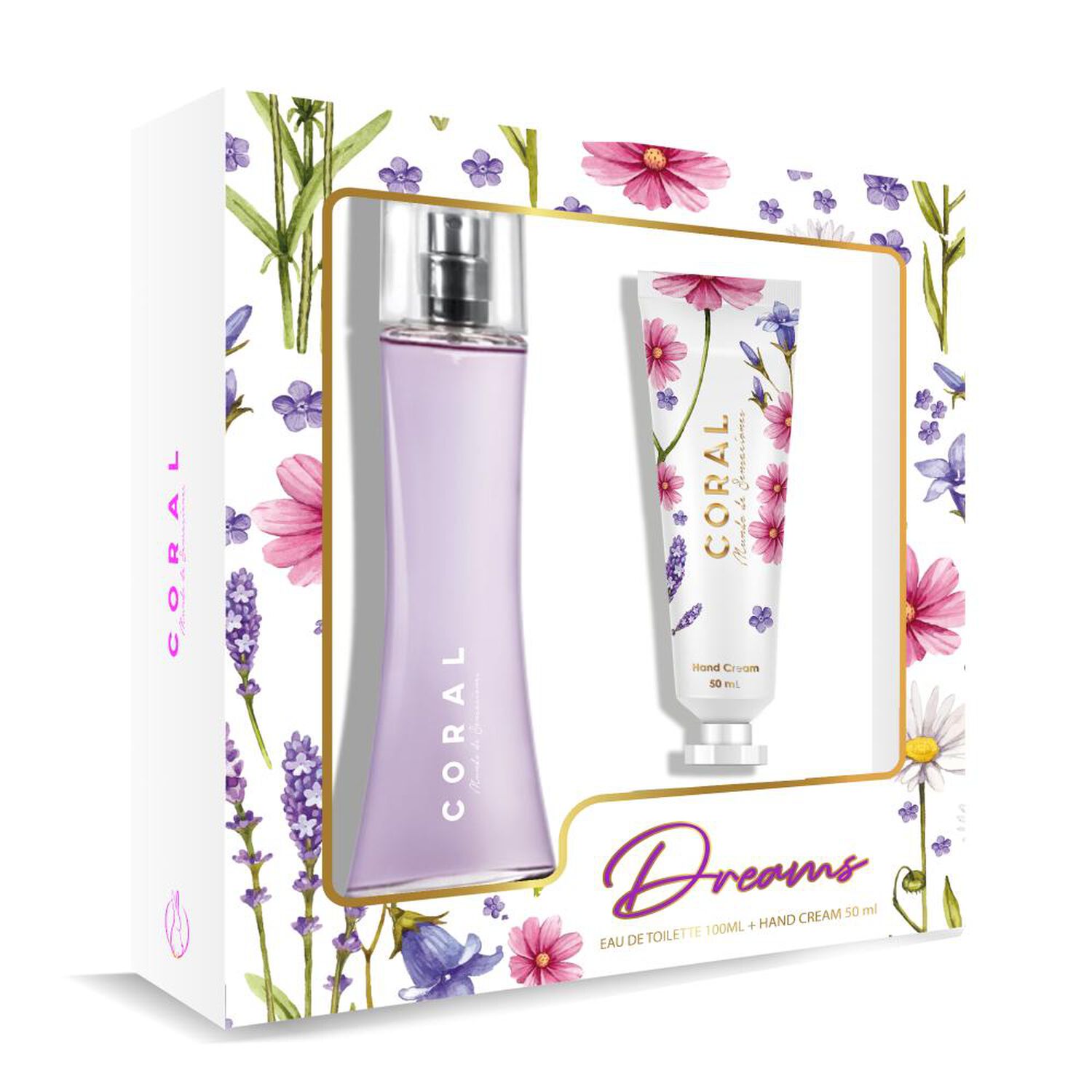 Set De Perfumer&iacute;a Mujer Dreams Coral / 100 Ml / Eau De Toilette + Crema De Manos image number 0.0