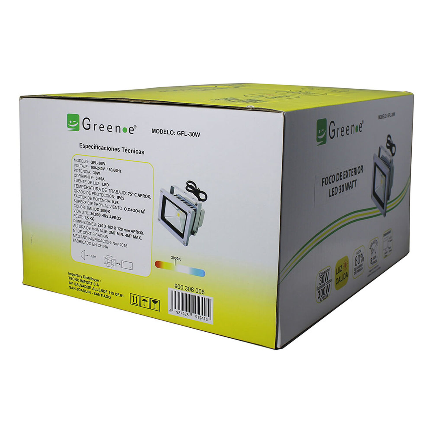Foco Exterior Led 30w. Luz C&aacute;lida image number 2.0
