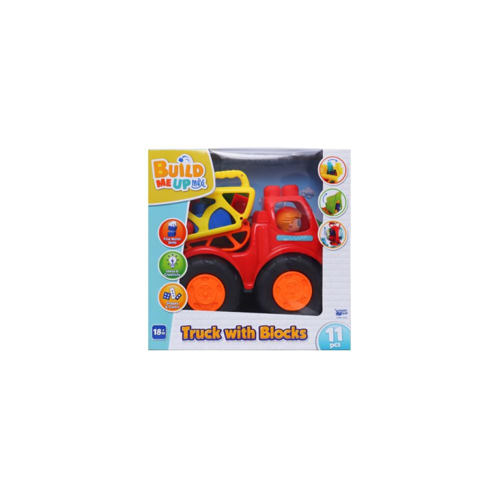 Bloques Maxi, 11 Pizas, Camion Grande Happy Line image number 5.0