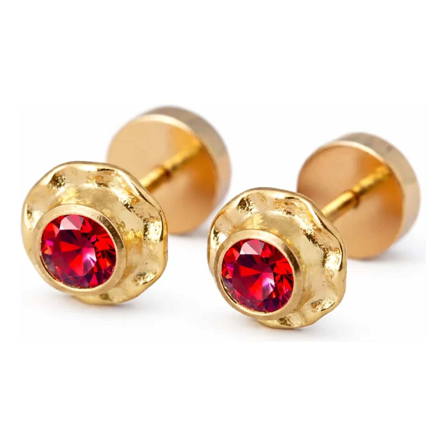 Aros Abridores Chat&oacute;n Circ&oacute;n 6mm N3 Oro 14k Ni&ntilde;a Mujer image number 9.0