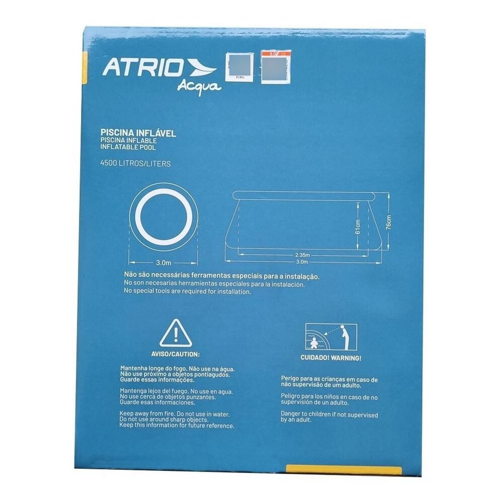 Piscina Inflable Atrio 4500 Litros Es305 image number 2.0
