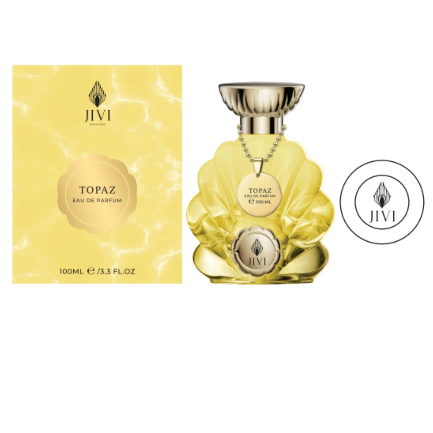 Topaz Gemstone Jivi Parfums Edp 100ml Mujer - Inspirado De Dolce Gabanna Devotion Intense image number 1.0