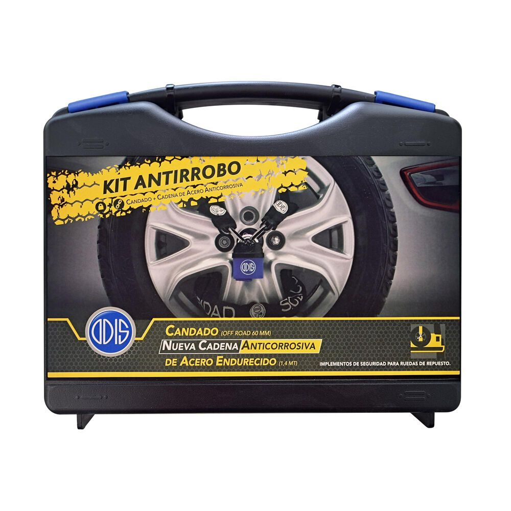Kit Rueda Repuesto Off Road Odis: Candado 60mm + Cadena 10mm X 140cm image number 10.0
