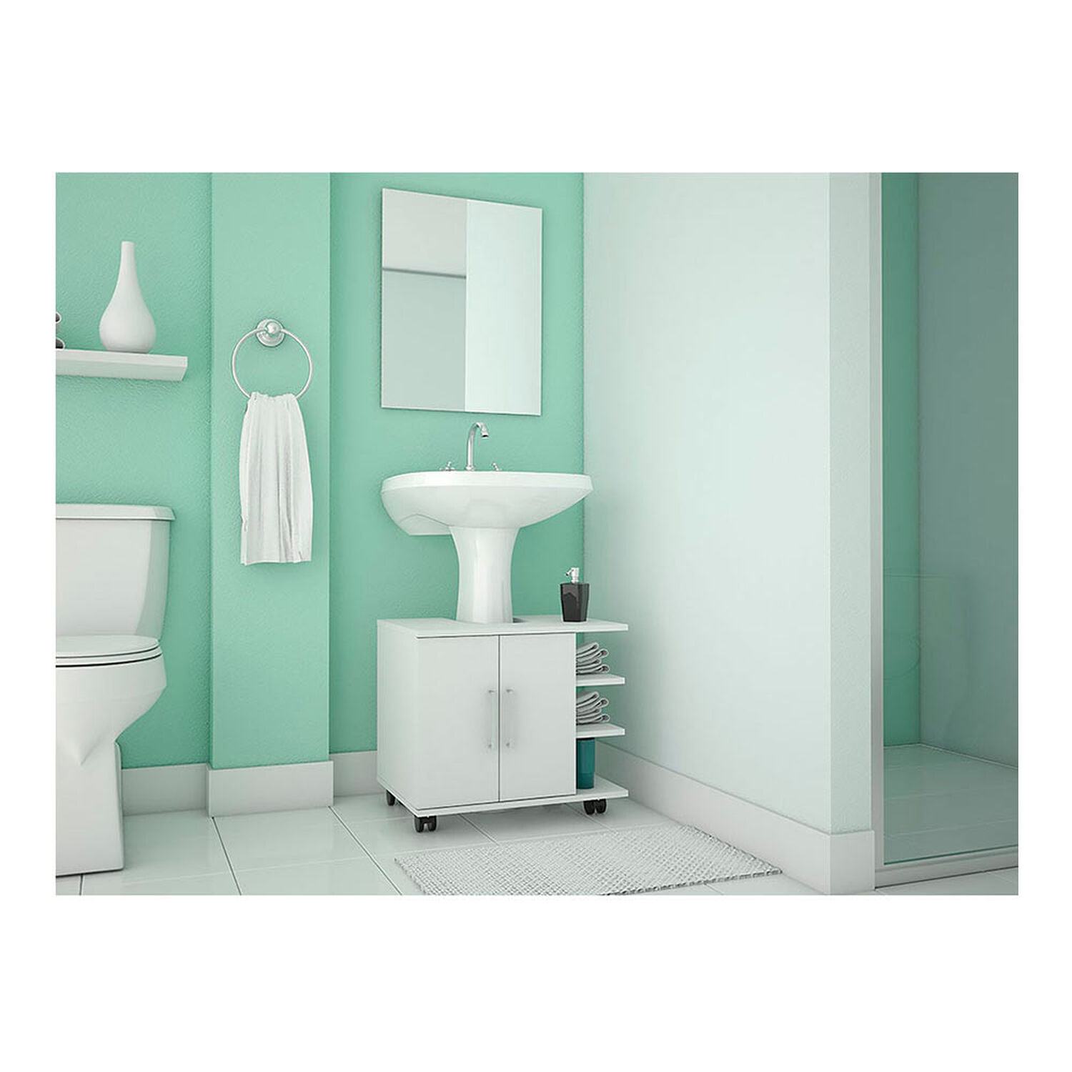 Combo Botiqu&iacute;n + Optimizador Lavamanos Y Ba&ntilde;o Tuhome image number 3.0