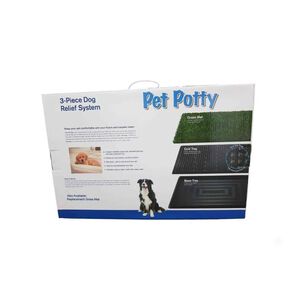 Ba&ntilde;o Port&aacute;til Para Perros 3 Piezas Con Pasto Sint&eacute;tico Talla M