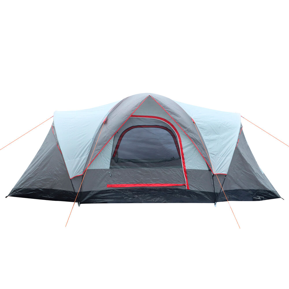 Carpa 8 Personas Camping Outdoor Gris image number 1.0