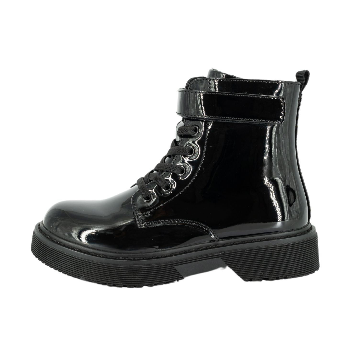 Botin Danica Negro Charol Bamboo image number 1.0