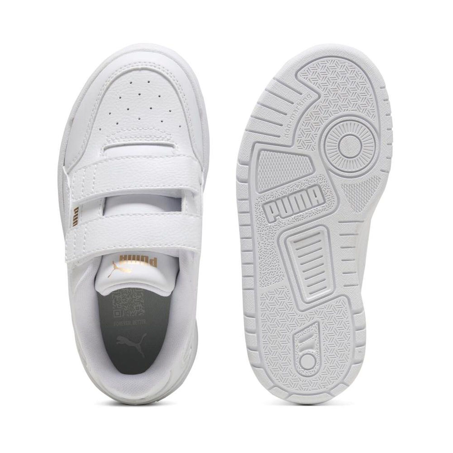 Zapatilla Urbana Unisex Puma Shuffle Downtown Blanco image number 4.0
