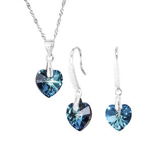 Conjunto Romance Cristal Genuino Bermuda Blue
