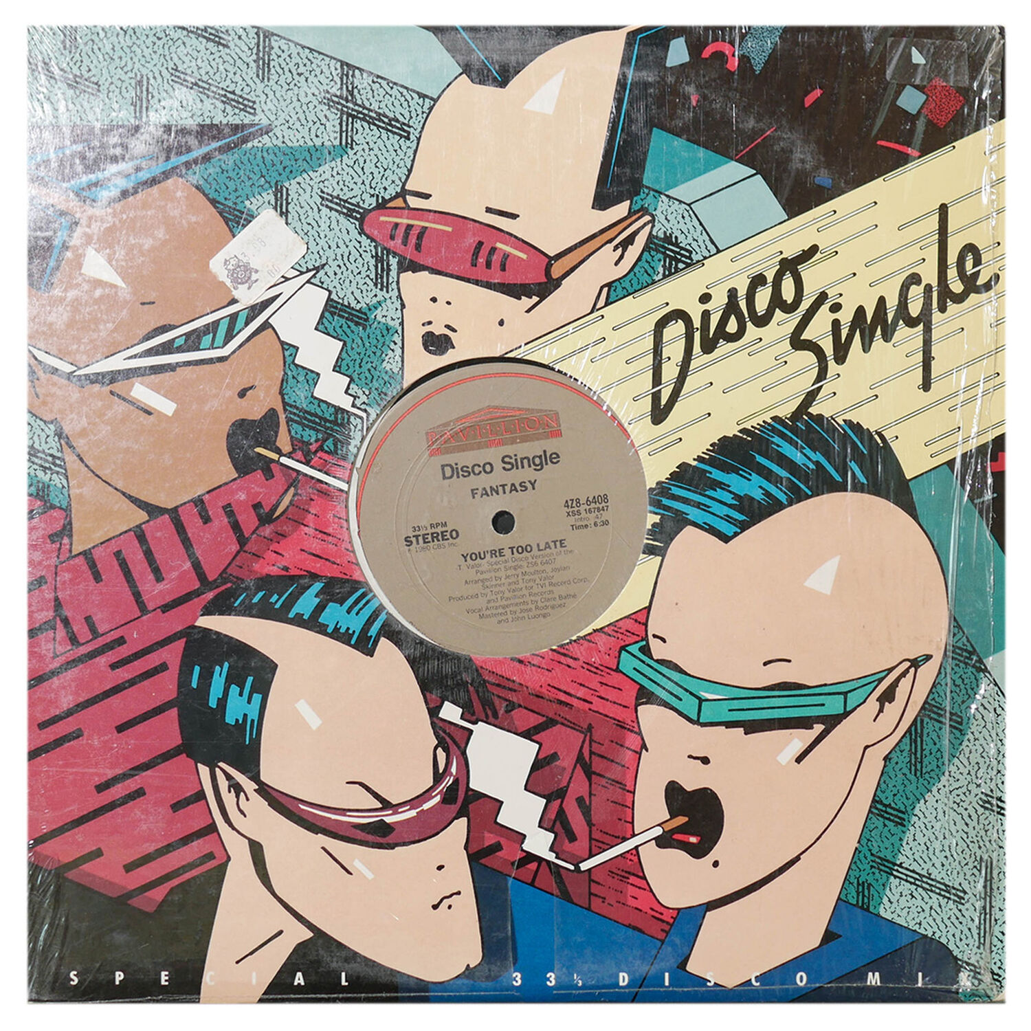 Fantasy - You're Too Late | 12" Maxi Single Usado image number 0.0