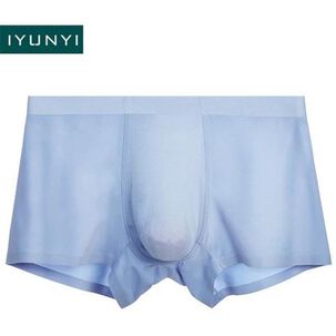 Boxer De Seda Sexy Trasnlucido Hombre Sin Costura 3piezas