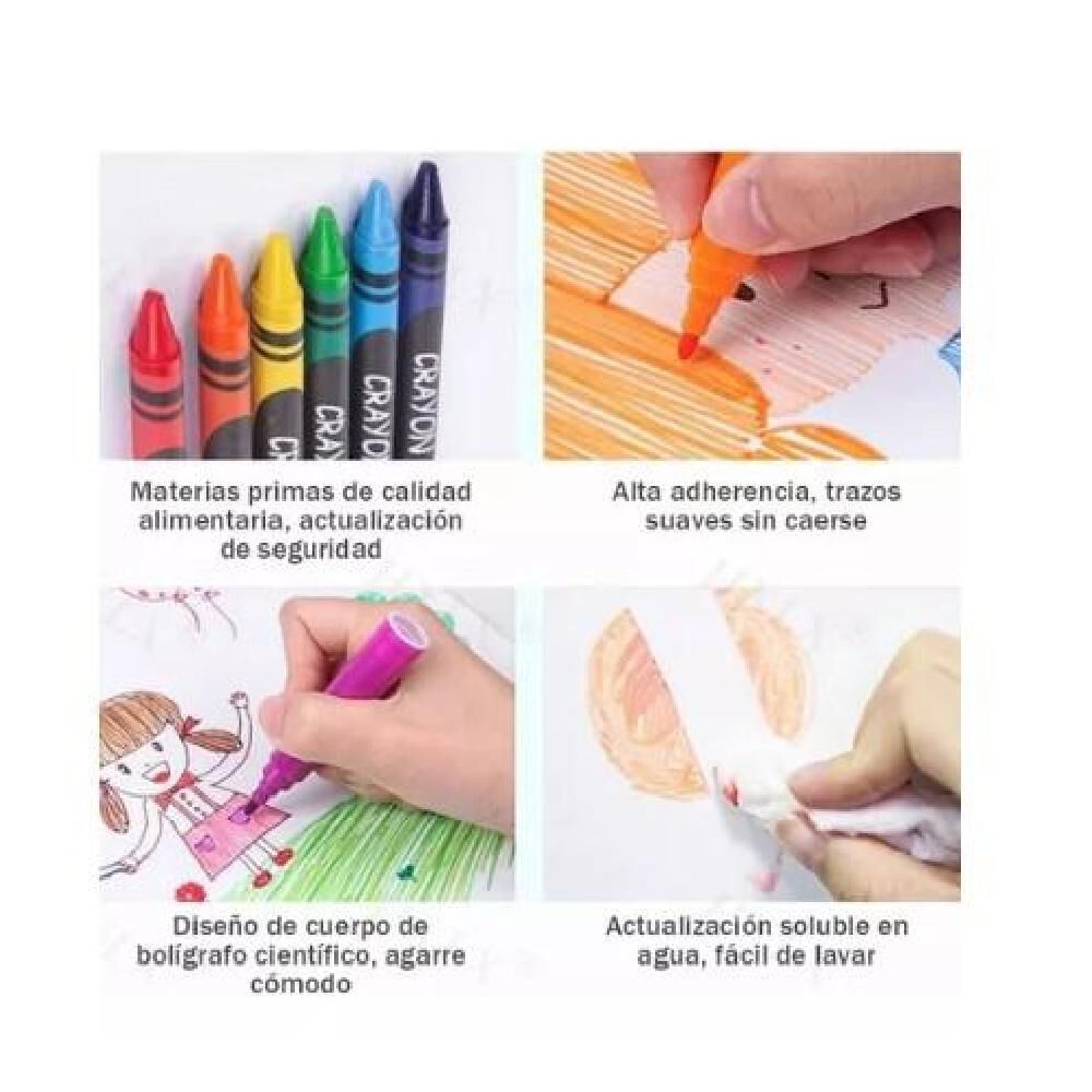 Set Dibujo Portátil 208 Piezas De Arte Kit De Pintar Para Niños 2023 image number 2.0