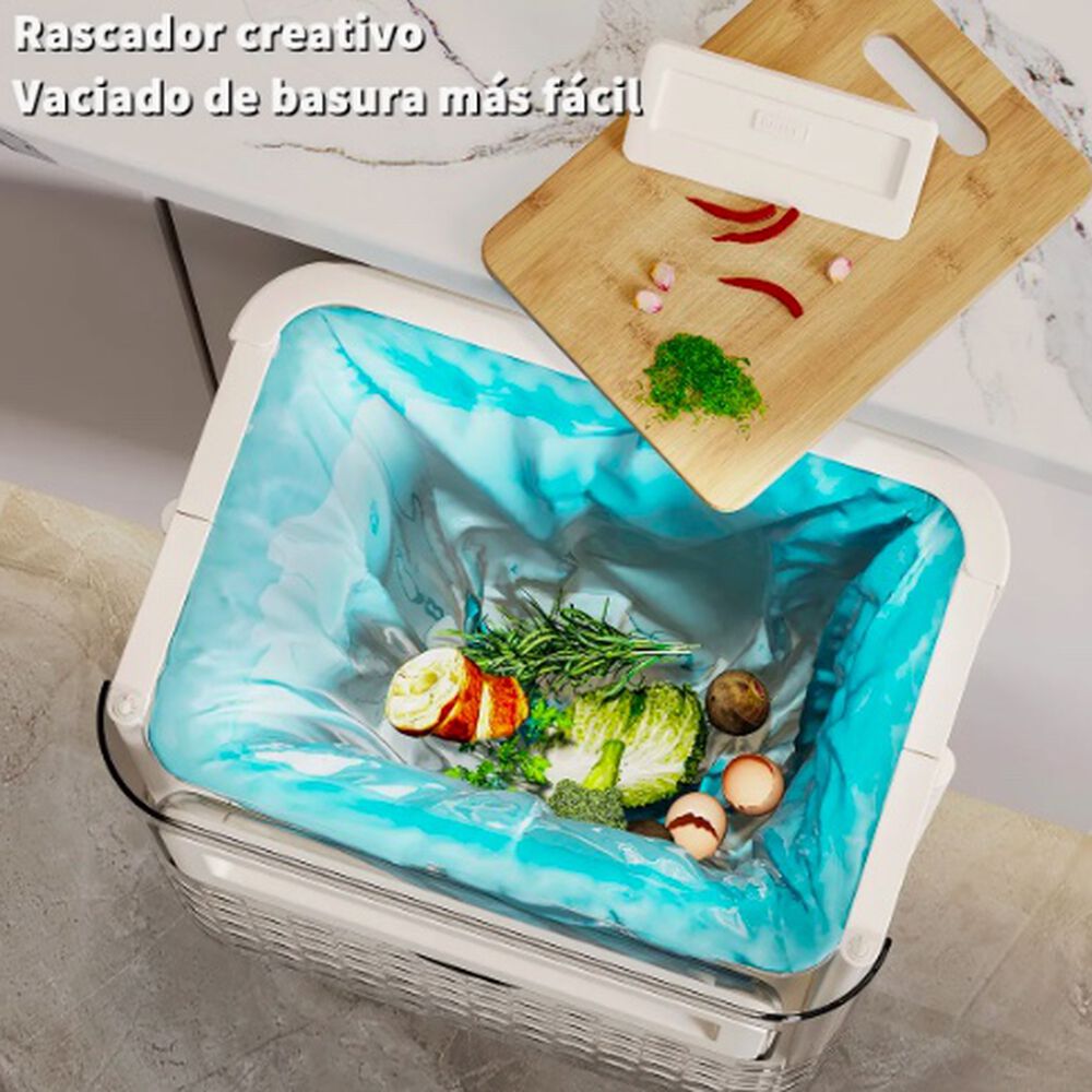 Basurero Plegable Papelera Portatil Cocina+rascador image number 4.0