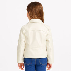 Chaquetas Ecocuero Ni&ntilde;a Estilo Motociclista