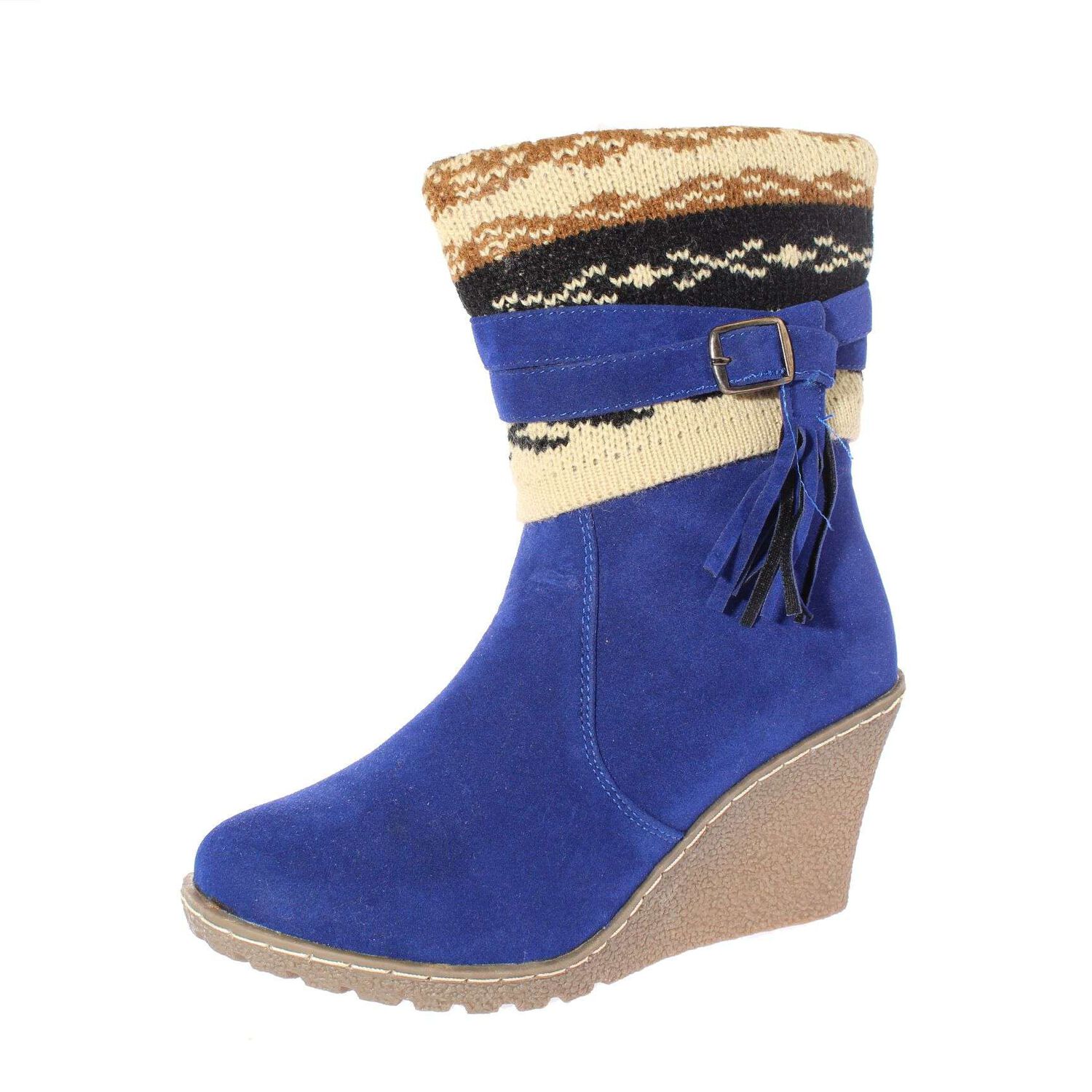 Bota Taco Chino Azul V&iacute;a Franca Art. 51214blue image number 0.0