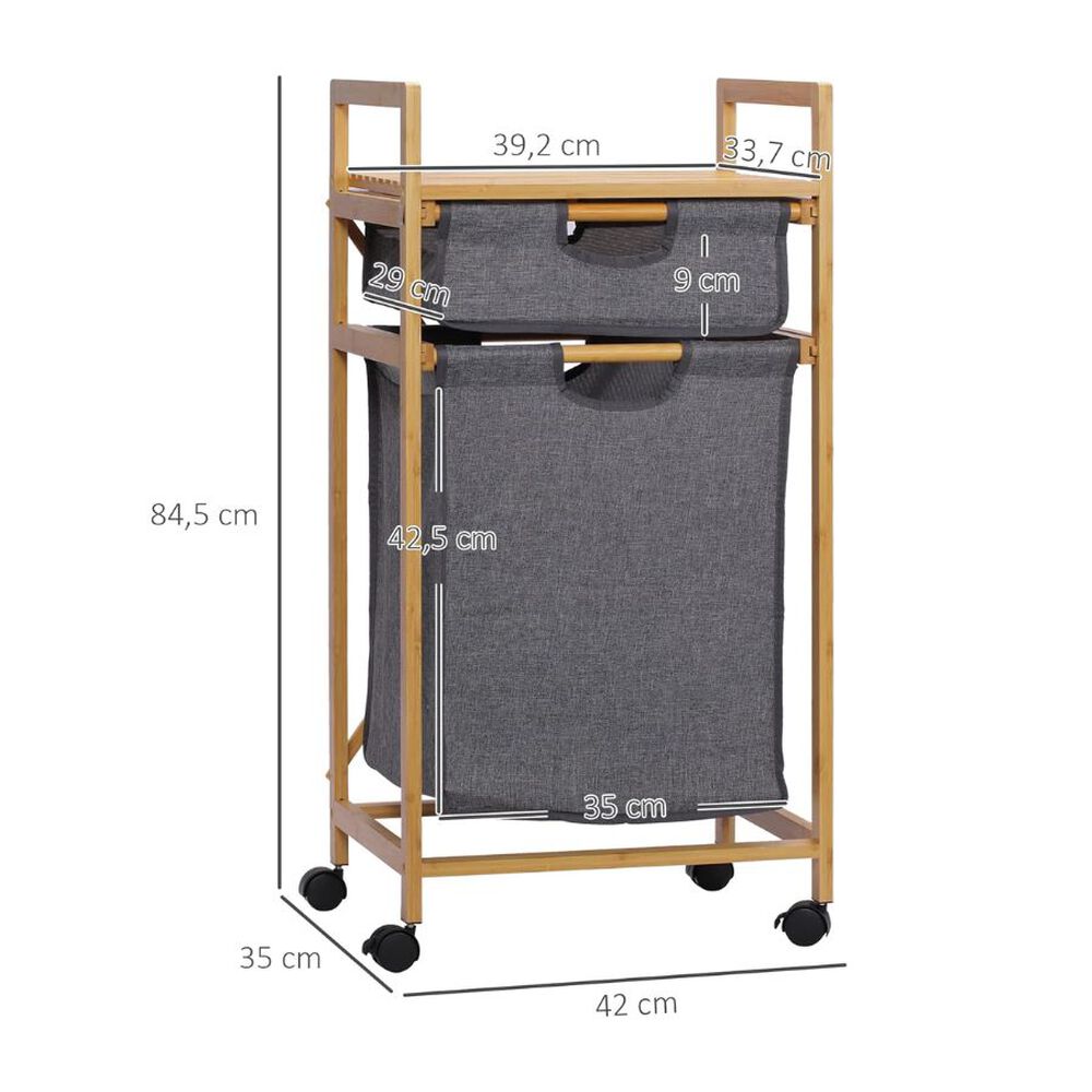 Carrito Organizador Lavanderia Multifuncional image number 1.0